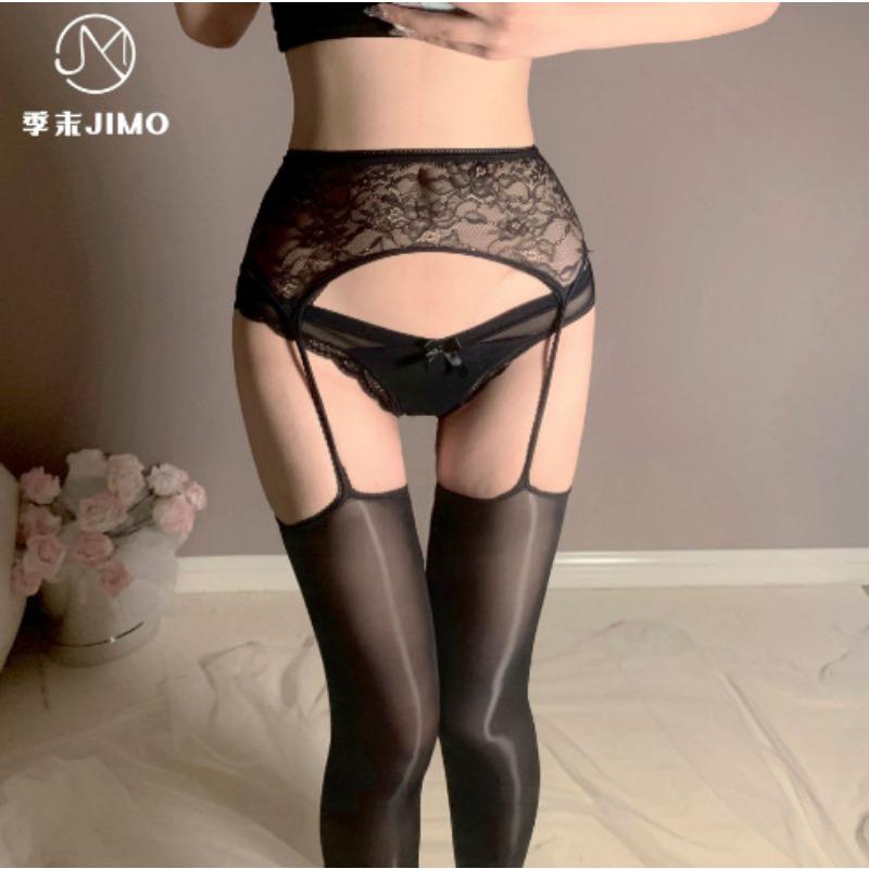 Sex underwear D lace suspenders integrated socks lace horse oil aurora sexy stockings women pure desire contrasting color stockings women