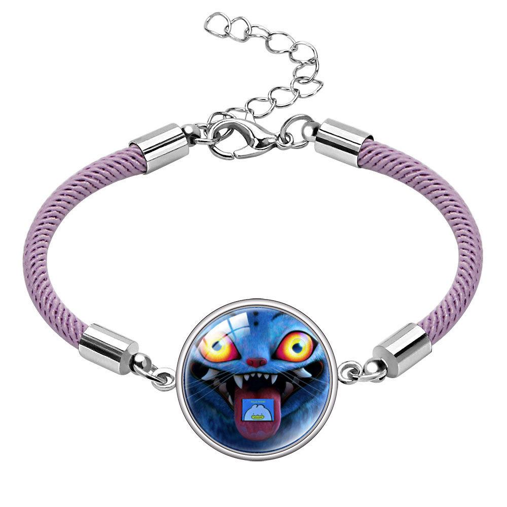 Rumi Zoey Mira Gem Bracelet Cartoon Multi-Color Rope Hand Jewelry