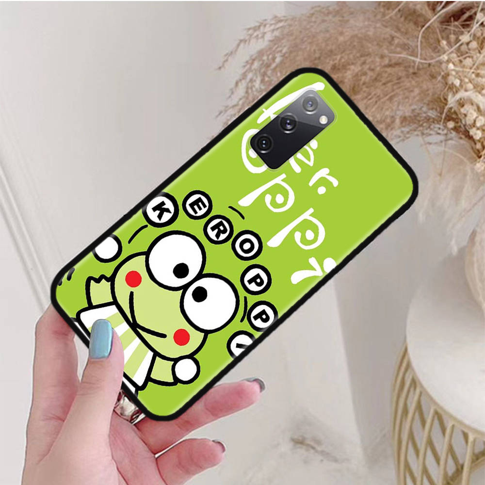 Black Case for Xiaomi Poco X6 X4 M5 M6 F5 F6 C65 C55 C50 C51 C40 Pro Redmi 14C A3X 13C 12C 11T 10A 9C Note 7 6 8A Plus L-8 Cute Keroppi