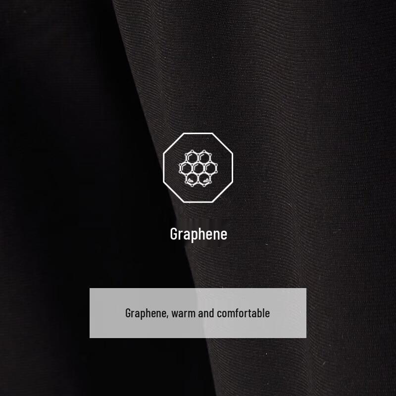 Joeone Men's Graphene Thermal Wrinkle-Resistant Casual Straight-Leg Trousers