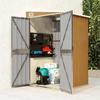 Vidaxl Garden Shed, Wall-Mounted, Brown, 118X100X178 Cm