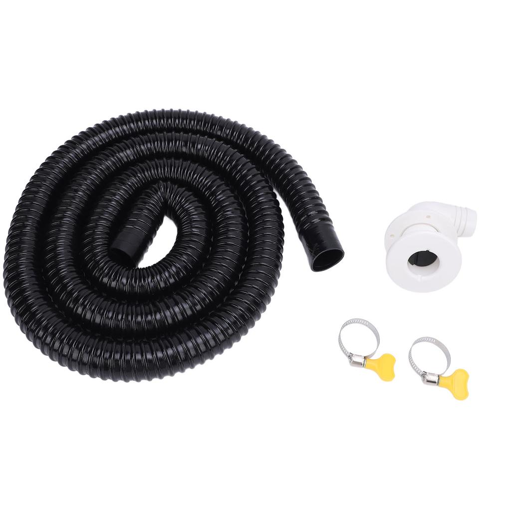 Boat Bilge Installation Kit Efficient Marine Bilge Drainage System with Flexible Thicken Pipe Clamps and Elbow