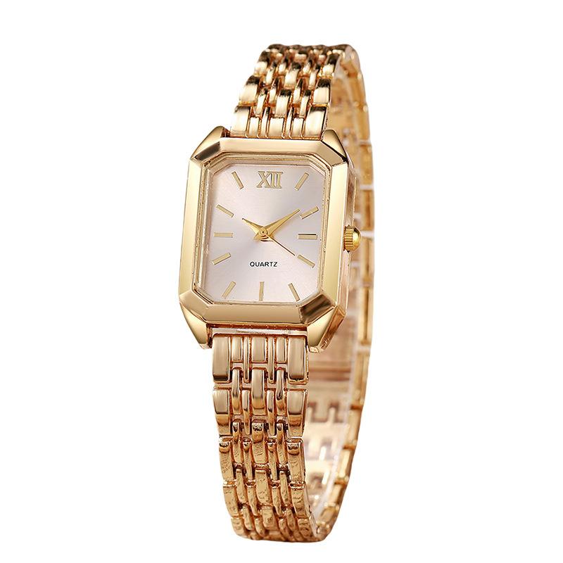 Ladies Watch Light Luxury Just with Square Quartz Watch Simple Student Hand Watch