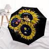 1pc Sunflower Galaxy Artwork Umbrella with Plastic Handle,Suitable for All Seasons Home Travel Outdoor UmbrellaB1600
