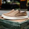 Pantofi Casual pentru Bărbați din Piele Suede Lucrați Manual Formal Mocasini pentru Bărbați Respirabili Slip on Pantofi de Barcă pentru Bărbați Încălțăminte de Exterior pentru Condus