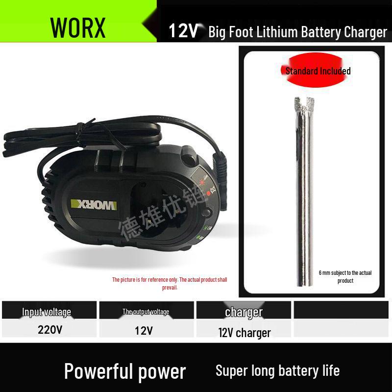Набор электроинструментов Worx 20V: Гайковерт и Циркулярная пила с 2 литий-ионными аккумуляторами 4.0 Ач и 6.0 Ач и Базой для двойной быстрой зарядки.