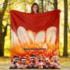 Till Lindemann, lead singer of the German heavy metal rock band Rammstein, blanket for warmth, home decoration for siesta, flannel blanket Y5