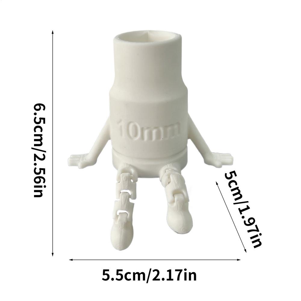 

Креативный держатель для хранения карандашей, органайзер для канцелярских принадлежностей для дома и офиса, настольный контейнер с дизайном подвижных ножек для линеек, ластиков белый