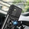 For Samsung Galaxy S22 S23 S24 25 Plus Case Slide Camera Protect Armor Phone Case For Samsung 25 Ultra Magnet Holder Ring Cover