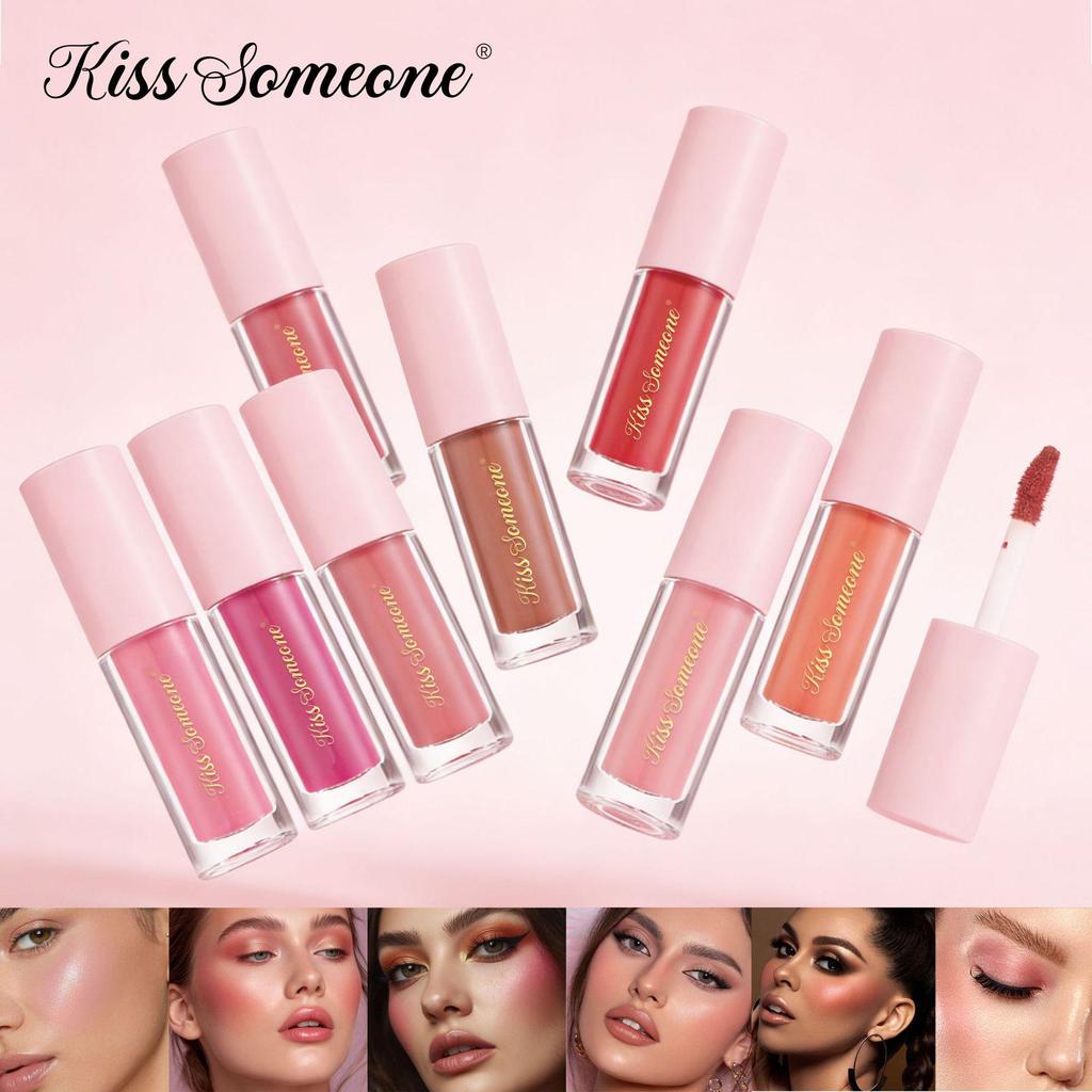 Cross-Border Best-Selling Long-Lasting Waterproof Liquid Blush: Moisturizing & Hydrating for Busy Users