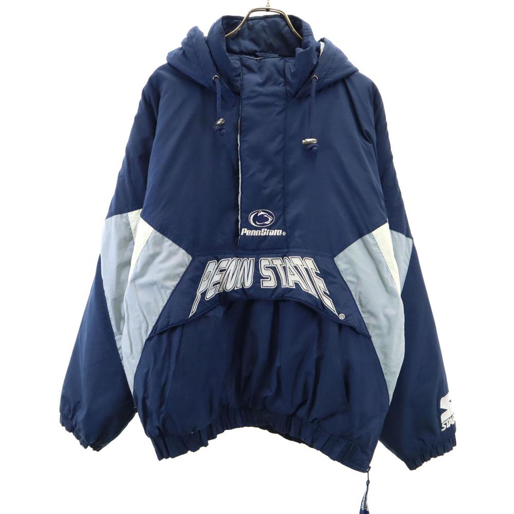 

СТАРТЕР 90-х годов Старый Университет Пенсильвании Анорак Парка с длинным рукавом Мужской Подержанный
