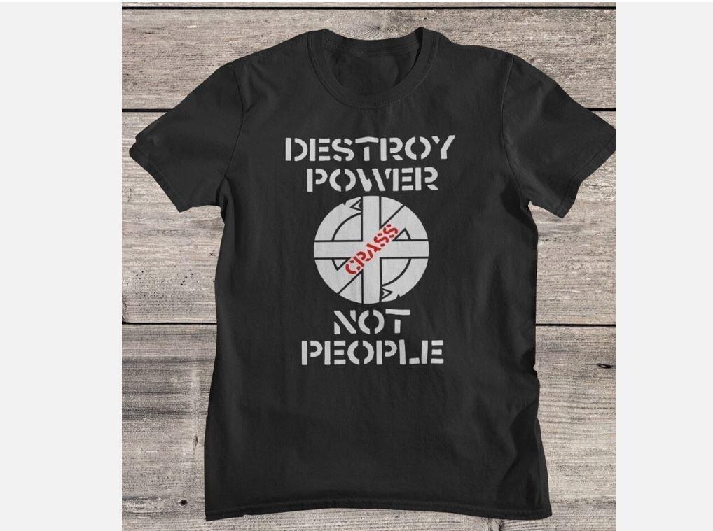 Collection CRASS Band Gift For Fan Black Size S to 5XL T-Shirt XXXL