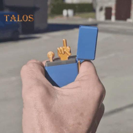 Funny Quit Smoke Middle Finger Igniter 3D Printed Fun Mischievous Gift Humorous Igniter Gift for Quitting Christmas Birthday