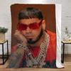 Anuel Aa Blanket Bed Blankets Characters Fluffy Plaid Beach Towel Interior for Home Luxury Bedding Throw Knee Soft Nap King Size