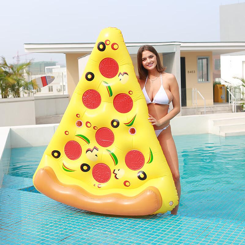 Inflatable Pizza Pool Float 180x150x18cm