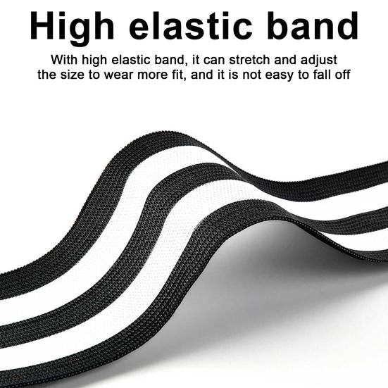 Cycling Pants Reflective Band High Visibility Elastic Adjustable Men Women Night Running Warming Leg Ankle Strap Cycling Accessories