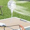 Sommer Outdoor und Reise USB Wiederaufladbarer Handventilator Leise Kühlung Powerbank Kabellos Mini Play Plug Ventilatoren