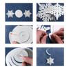 1Set Christmas Spiral Hanging Deco Mini Christmas Tree Snowflake Swirl Ceiling Deco For New Year Xmas Party Ornaments