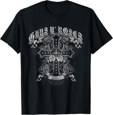 Maglietta Ufficiale Vintage Guns N' Roses Croce Bianca