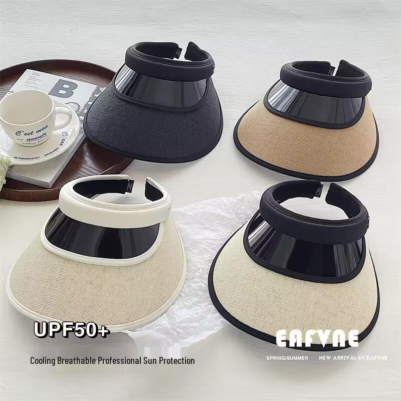 

Summer UV50+ Sunshade Casual Beach Hat One Size чёрный