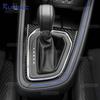 Real Soft Carbon Fiber Sticker For Renault Clio 5 MK5 2020 2021 2022 2023 2024 2025 LHD RHD Car Gear Shift Frame Interior Trim