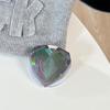 Magnetic Paste Three-Dimensional Laser Heart-Shaped Creative Desktop Drama Mobile Phone Airbag Bracket Transparent Telescopic Ring