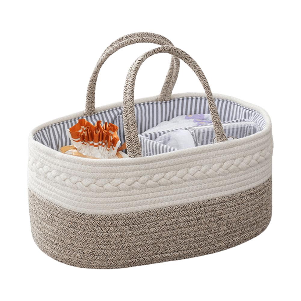 

Корзина для хранения детских подгузников с разделителем, портативный автомобильный органайзер, контейнер для детских подгузников, органайзер для хранения детских подгузников, детский душ 36x23x17cm