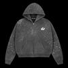 Unisex Long Sleeve Hooded Sweatshirt Allover Floral Print Loose Fit Casual Streetwear Black Gray Pink S-4XL