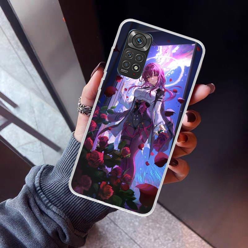 Honkai Star Rail Kafka Phone Case For Xiaomi Redmi Note 10 11 12 13 14 15 Pro Plus 11S 12S 14S 11T 11E 10S Soft TPU Back Cover R