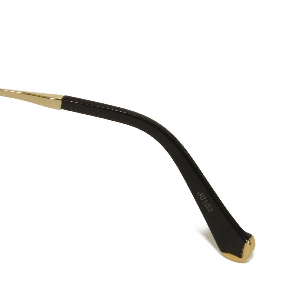 Used Daisy Butterfly Oval with Gold Plated LV Logo in Acetate Brown Gradient (12564 Z0262U 7968) from Japan AUTHENTIC