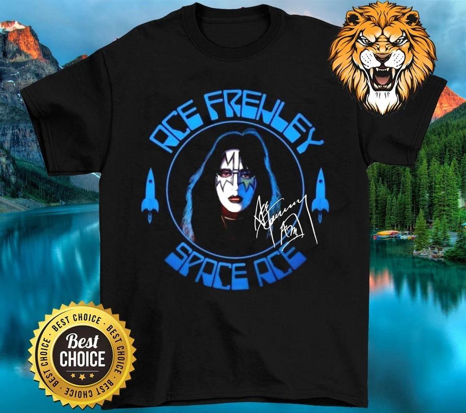 Ace Frehley Space Ace Black Cotton All size Shirt S5XL Unisex T-Shirt XL