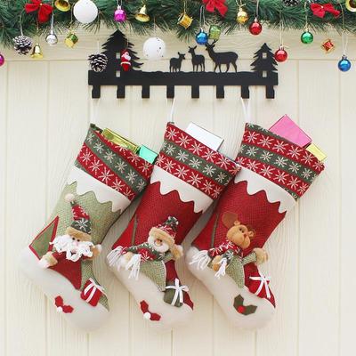 High-Grade Large Christmas Stockings Gift Bags & Tree Ornaments
