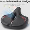 Thickened High Elasticity Bike Saddle Soft Waterproof PU Pad Road Bicycle Seats Comfort Breathable AntiSlip Cycle
