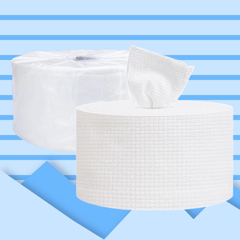 Large Disposable Cotton Face Wash Towels - Thickened, Lint-Free, Soft & Absorbent for Home Use