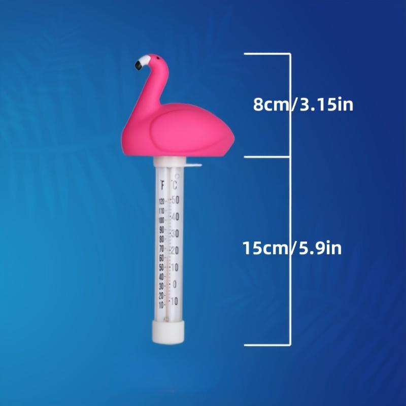 Adorable Duck & Flamingo Floating Thermometer for Hot Tubs, Bathtubs & Fish Ponds - Battery-Free, Easy-to-Read, Perfect for Reptiles & Amphibians