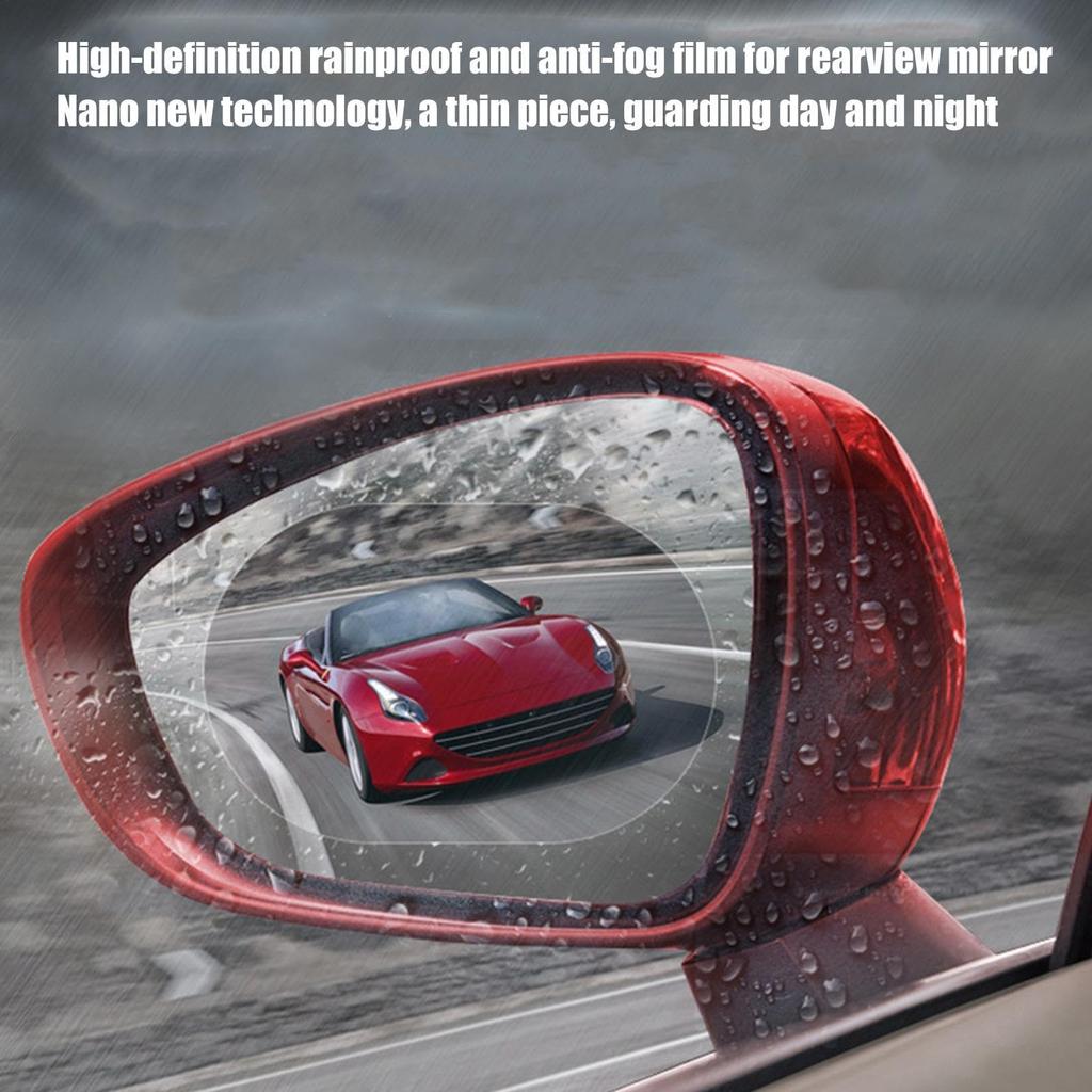 Car Mirror Film - Car Mirror Sticker | Protective Clear Safe Driving Sticker |