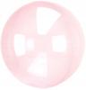 Transparent Pink Sphere Foil Balloon 1Pc.