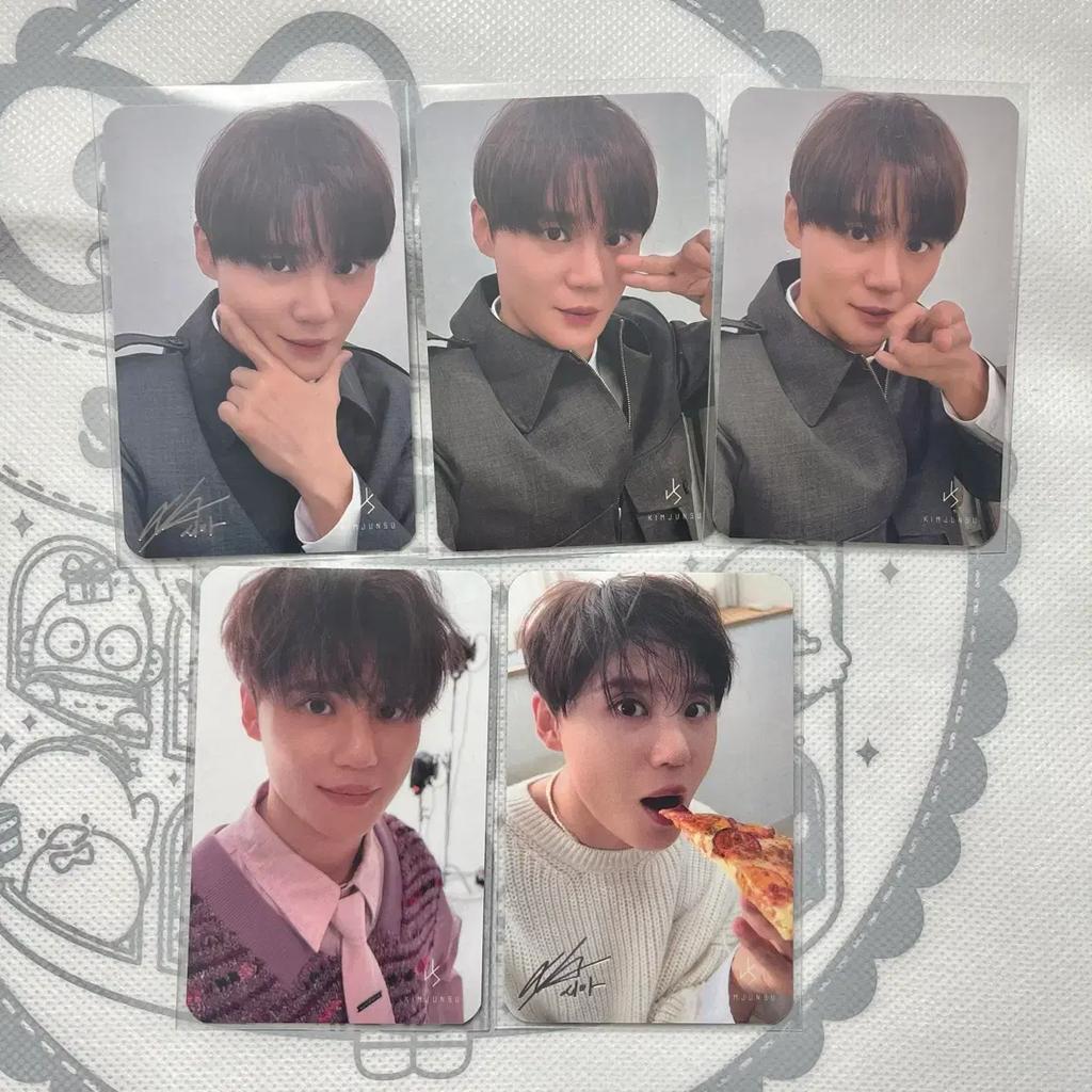 Kim Junsu China Wuhan Fan Meeting - 5 types of poca cards + postcard set