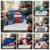 House Entrance Carpet Home Door Mat Living Room Bath Foot Bathroom Non-slip Water Absorption Rugs Bath Merry Christmas Winter