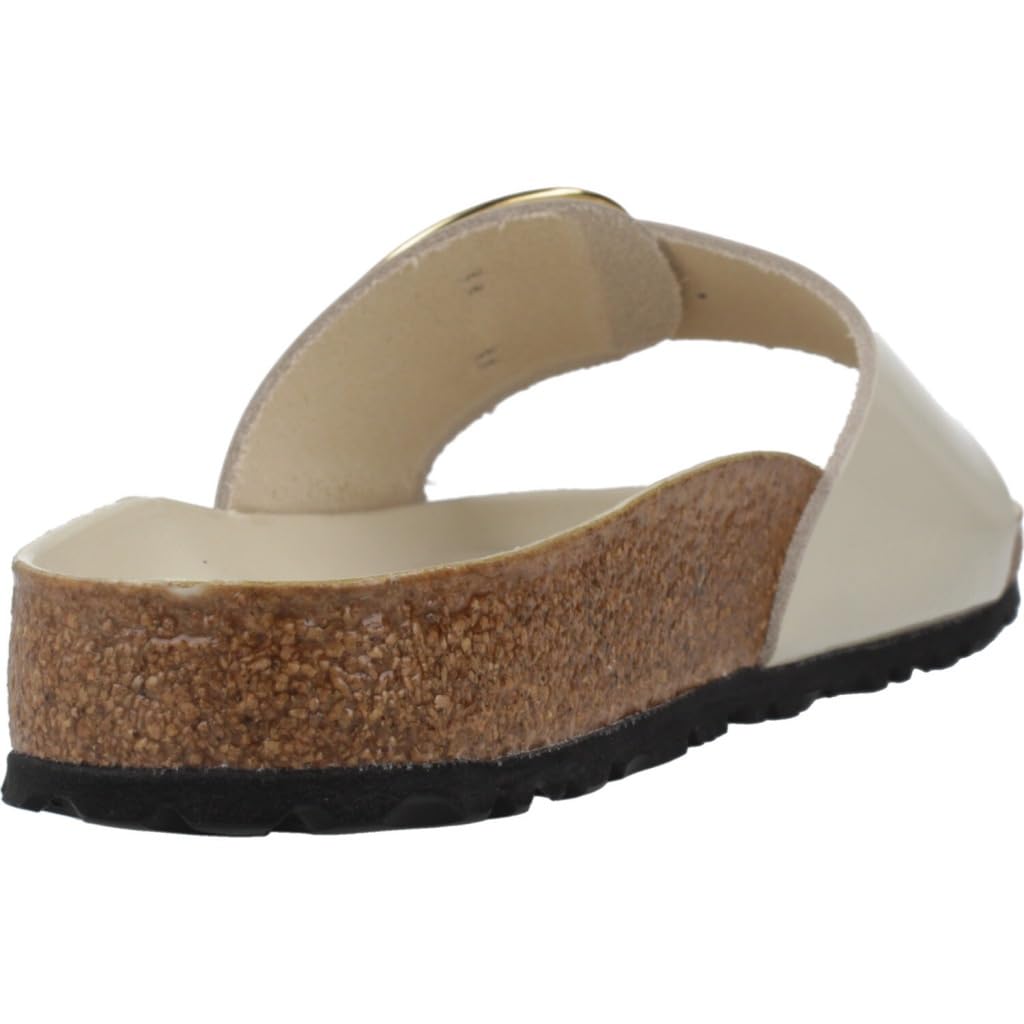 Birkenstock High Shine Ecru, Beige, 6.5