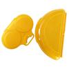 Microwave Eggs Cooker Set with Two-Well Poaching Tray, Lidded Eggs Maker, and Polypropylene Molded Construction for Eggs Dishes