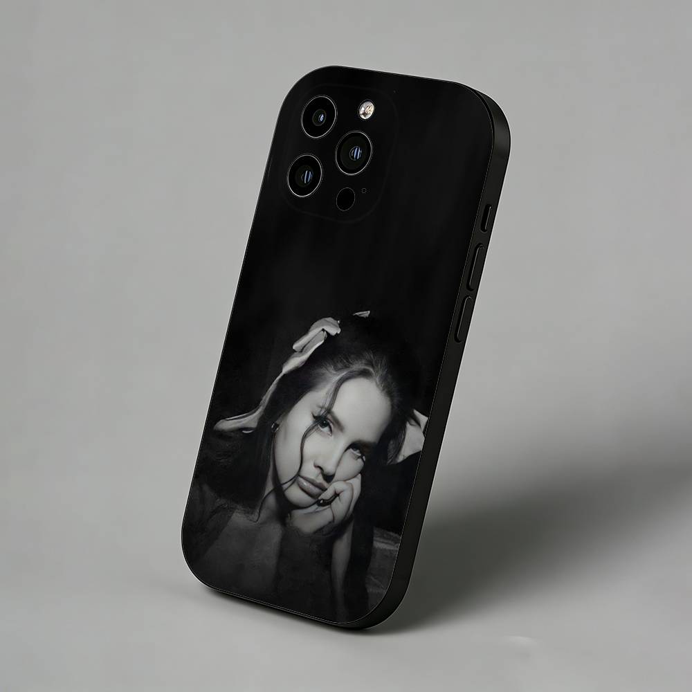 Etui na telefon L-Lana Del Rey S-Singer do iPhone 17 Air 16 Pro Max 16e 15 Plus 14 13 Mini 12 11 Tylna obudowa