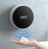Wall Mounted Touchless Soap Dispenser with LED Clock Display Infrared Sensor Automatic Foam Dispenser Electric Power Source