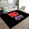 MotoGP F-Fabio Quartararo 20 Pattern Carpets 15 Sizes Living Room Bedroom Bedside Floor Mat Area Rug Cloakroom Home Decoration