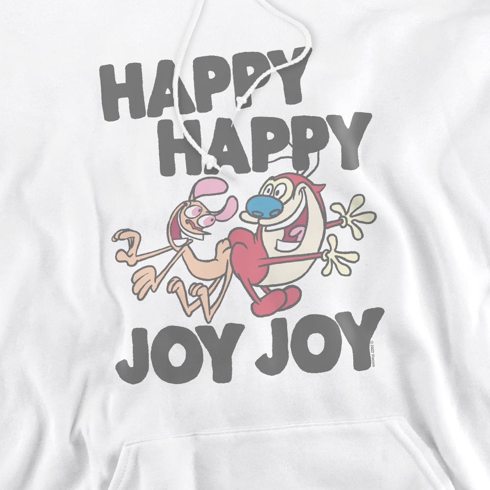 Ren & Stimpy Mens Happy Happy Joy Joy Hoodie