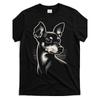 European Sizes Miniature Pinscher Dog Face Art Design And [Cool Design] Street Trending Style Tee Comfortable