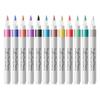 Acrylic Marker 12/24/36/48 Color Acrylic Paint Pen Brush Tip Marker for Painting On Paper Wood Glass Fabric Metal Stone
