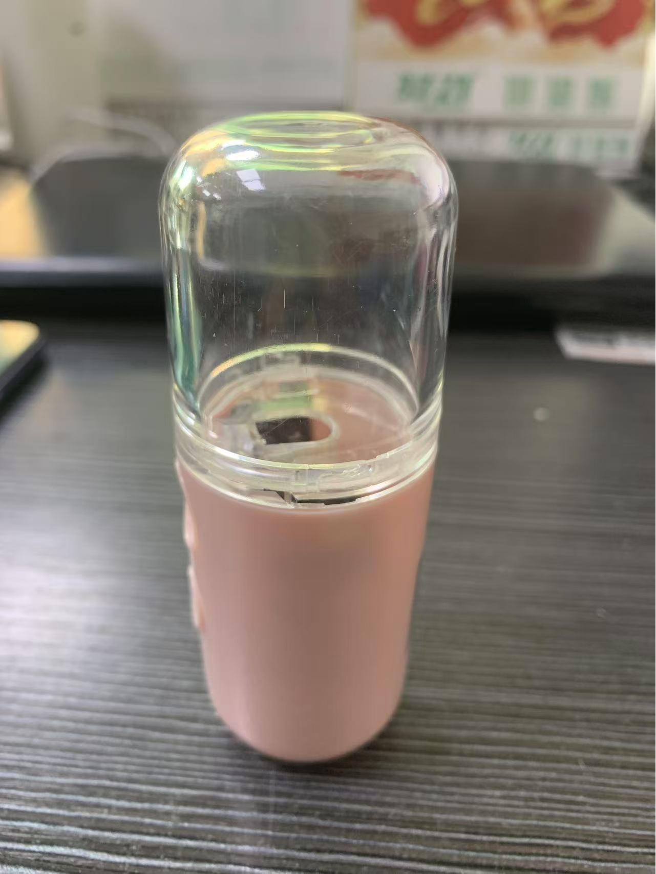 

Перезаряжаемый Портативный Увлажнитель для Лица: Увлажняющий холодный паровой аппарат светло-розовый