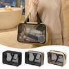 New Large Capacity Toiletry Bag Breathable Multi-Purpose Mesh Bath Bag Waterproof Hollow Out Cosmetic Storage Bag