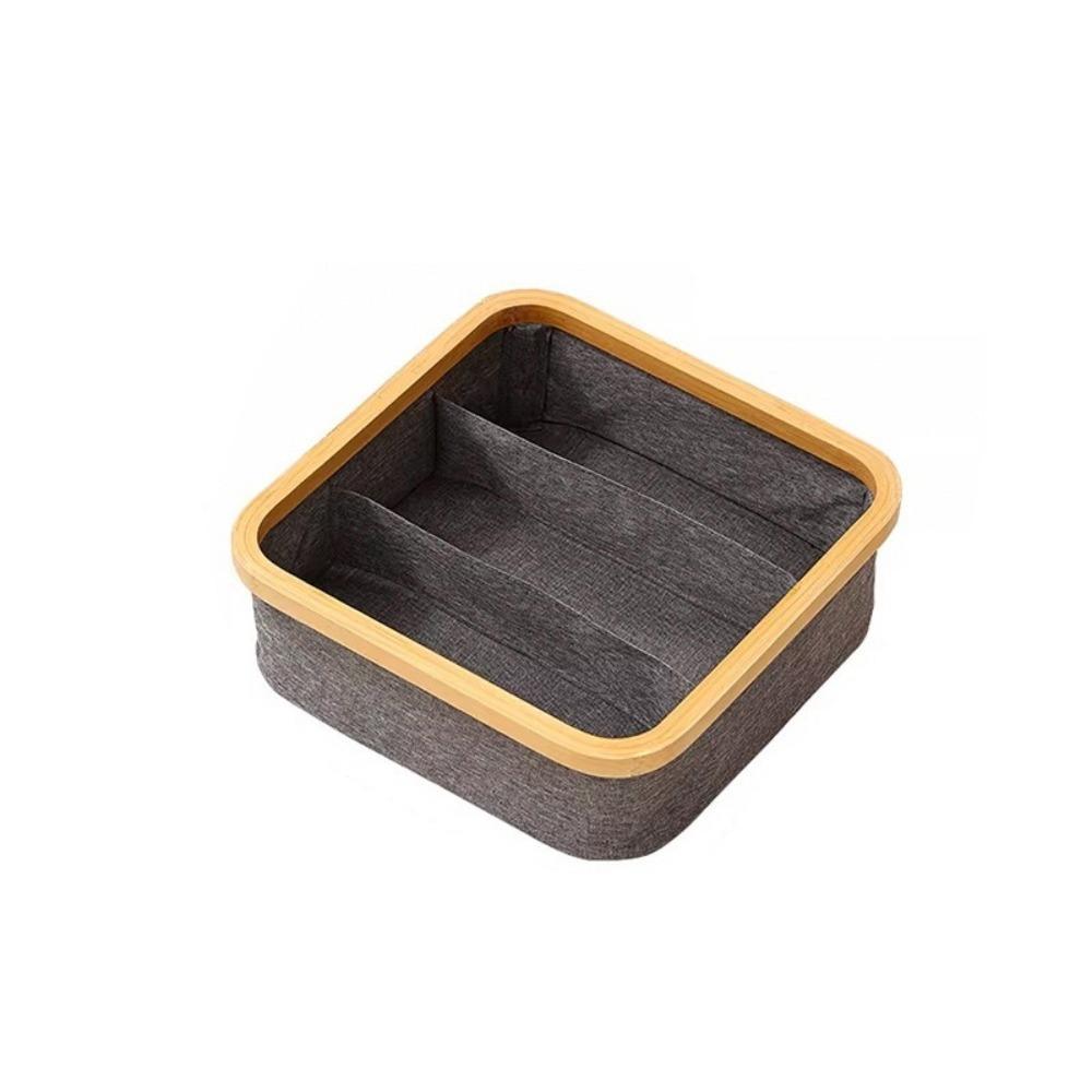 Thickened Pants Storage Box Folding Socks Classification Basket Storage Baskets  Cabinets